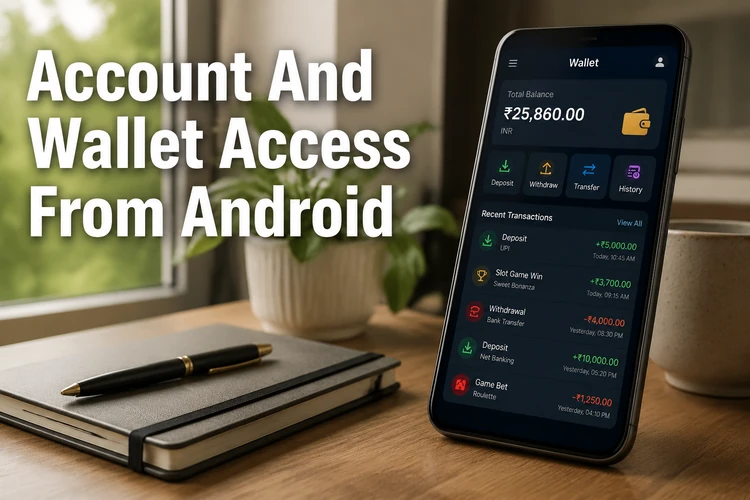 Account And Wallet Access From Android